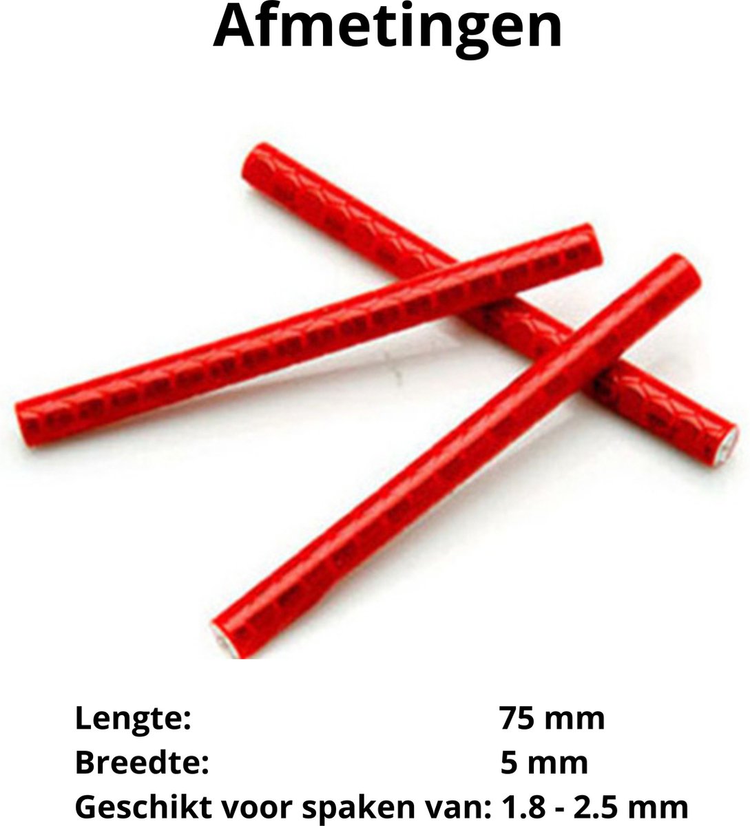 Entergoods spaakreflectoren Rood