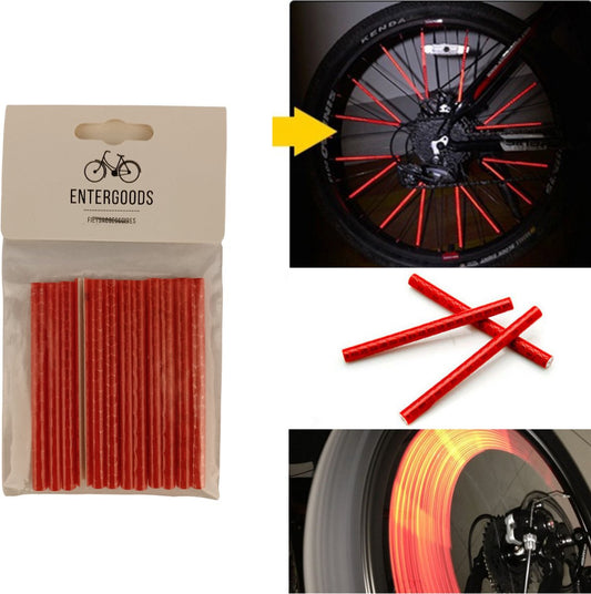 Entergoods spaakreflectoren Rood