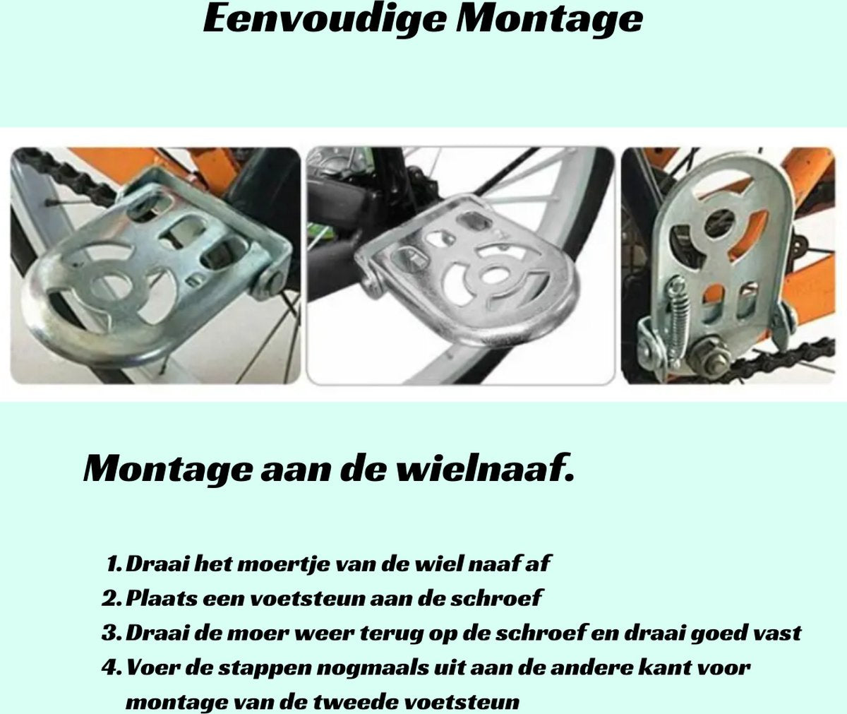 Entergoods Voetsteuntjes Achterzitje 2 stuks