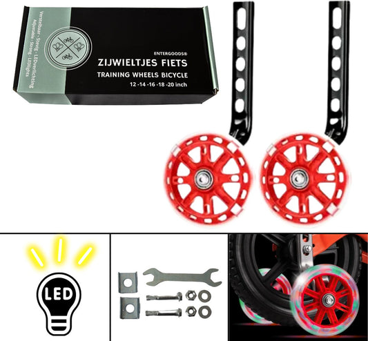 Entergoods Zijwieltjes Rood