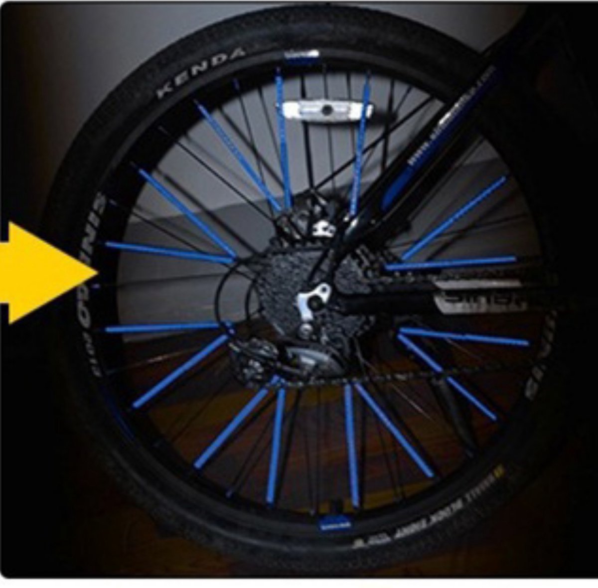 Entergoods spaakreflectoren Blauw