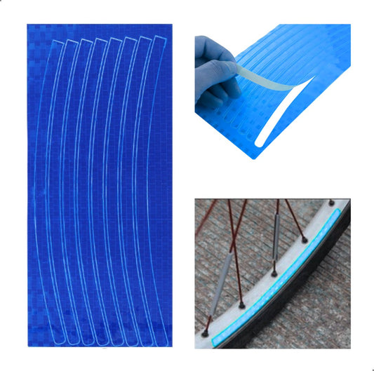 Entergoods Reflecterende stickers BLAUW