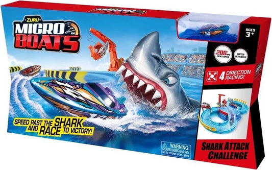 ZURU Micro Boats Haai Speelset - Met echte boot en waterfunctie