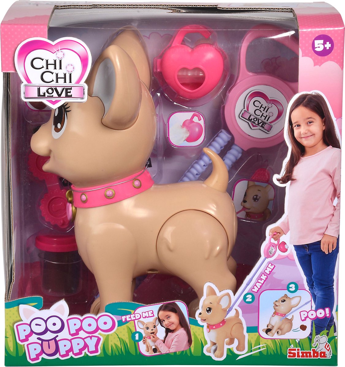 ChiChiLove Poo Poo Puppy - Speelgoedhond - vanaf 3 jaar