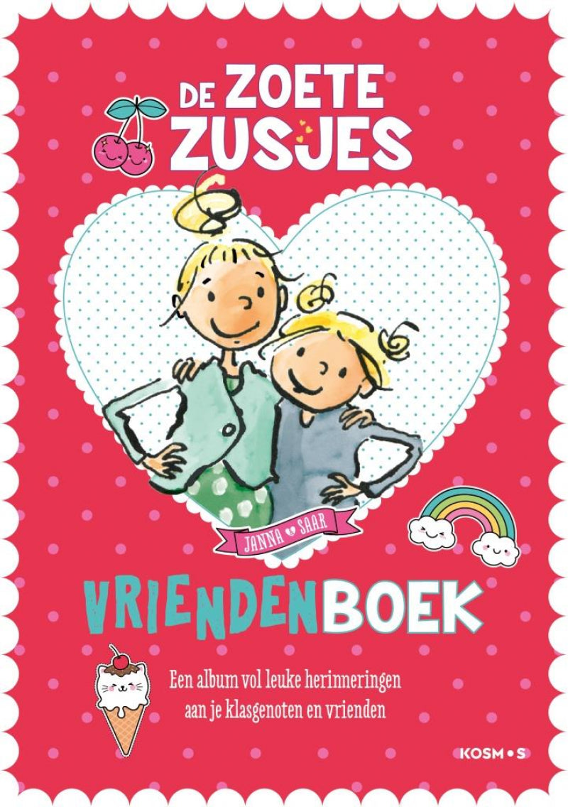 De Zoete Zusjes vriendenboekje