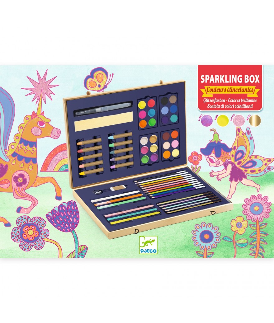 Sprankling box of colours
