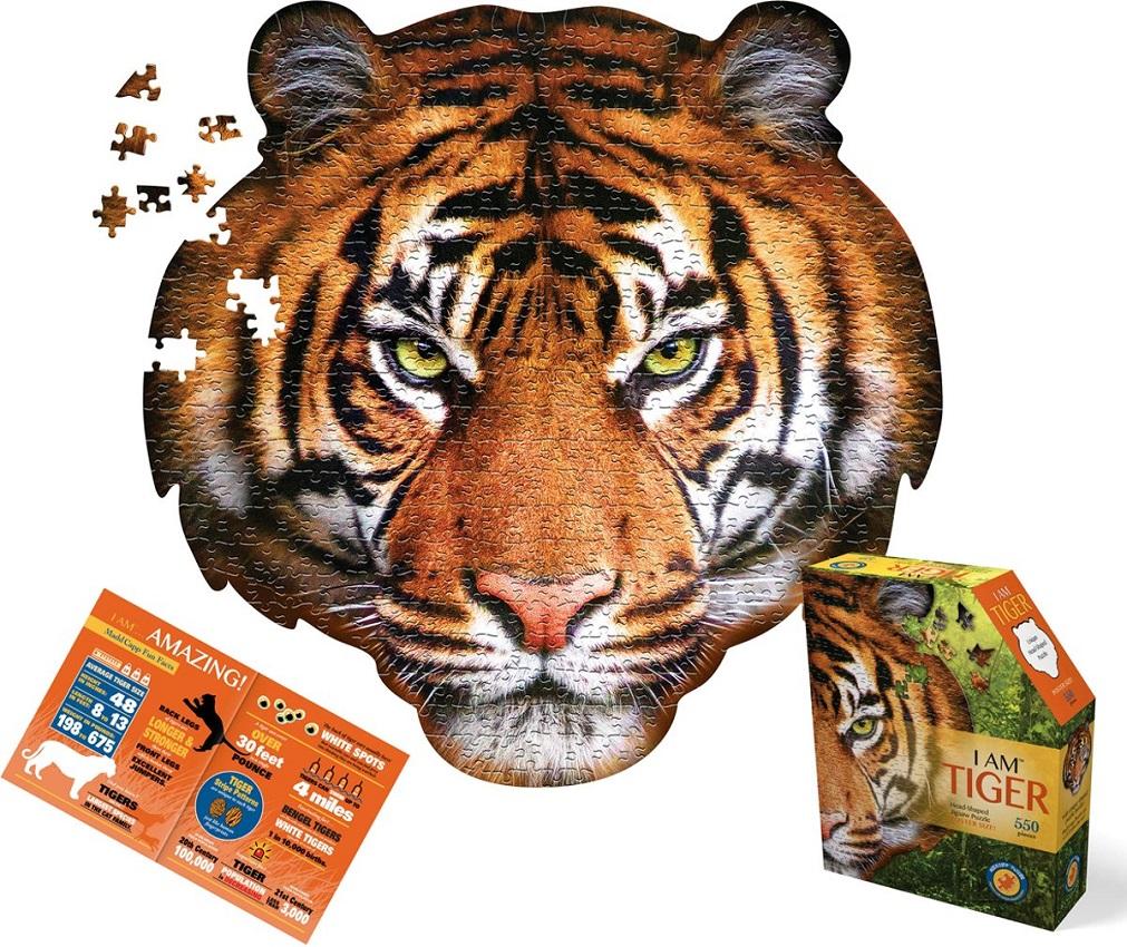 I am Puzzle Poster Size Tiger (550 st.)