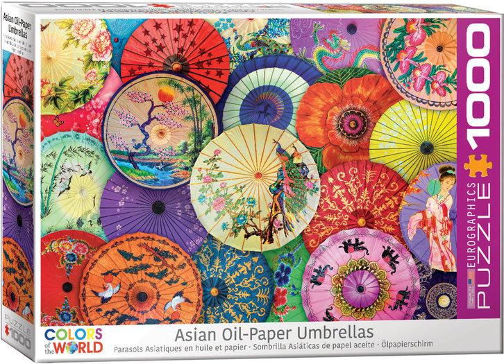 Puzzel Asian Oil-Paper Umbrellas (1000 st)