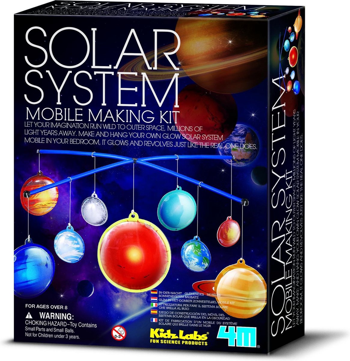 4M Kidzlabs Bouwset Zonnestelselmobiel