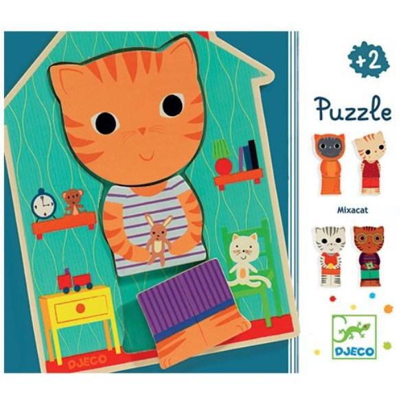 Djeco Puzzel Mixacat