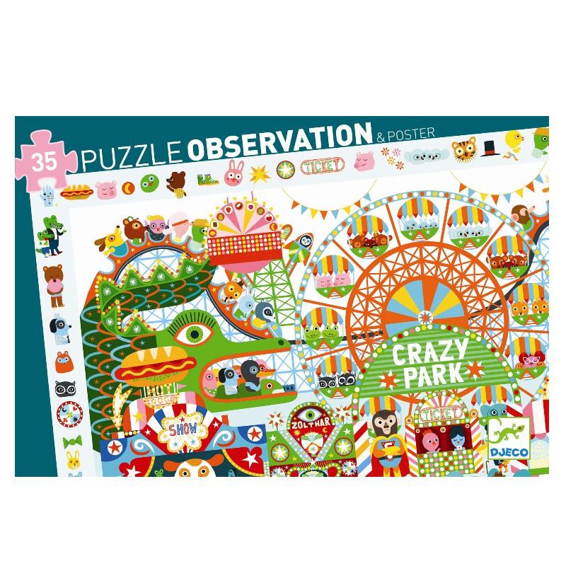 Djeco Puzzel Crazy Park (+ poster)