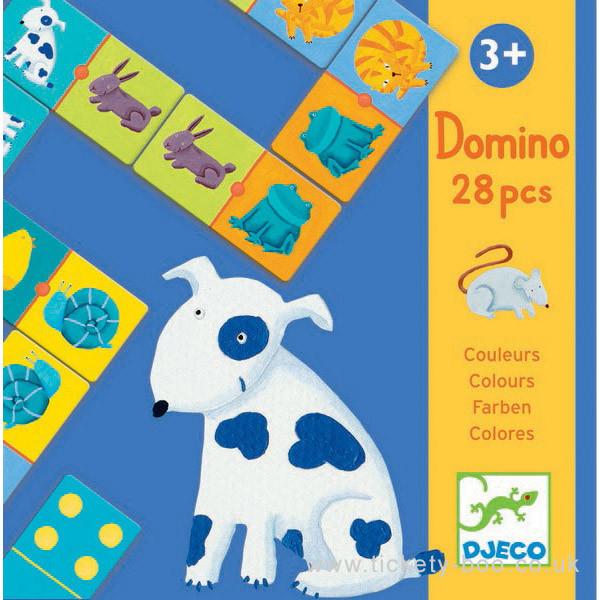 Djeco Domino Kleuren Dieren