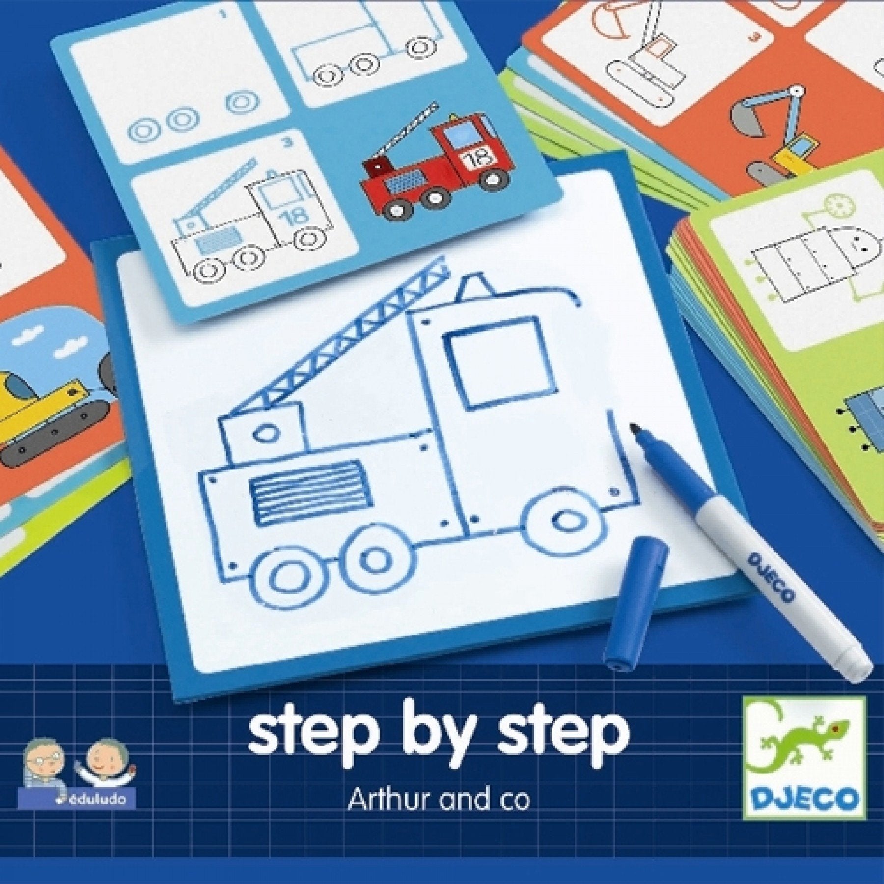 Djeco Eduludo step by step Arthur and Co