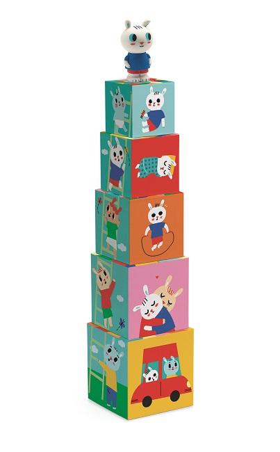Djeco Blocks for infants - Bunnybloc