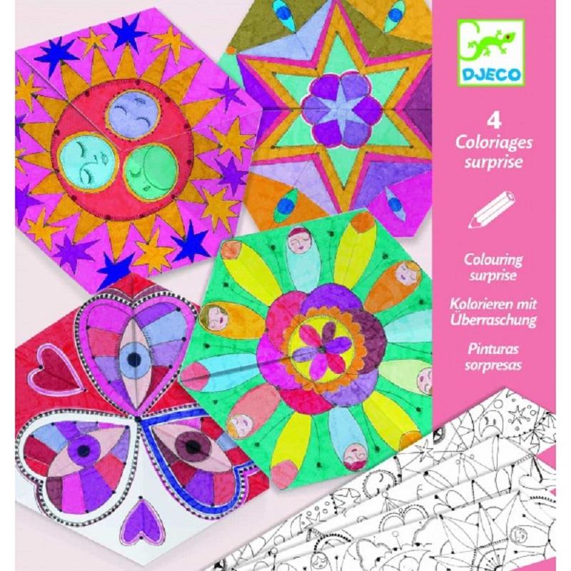 Djeco Colouring Surprise - Mandala's in bloemvorm