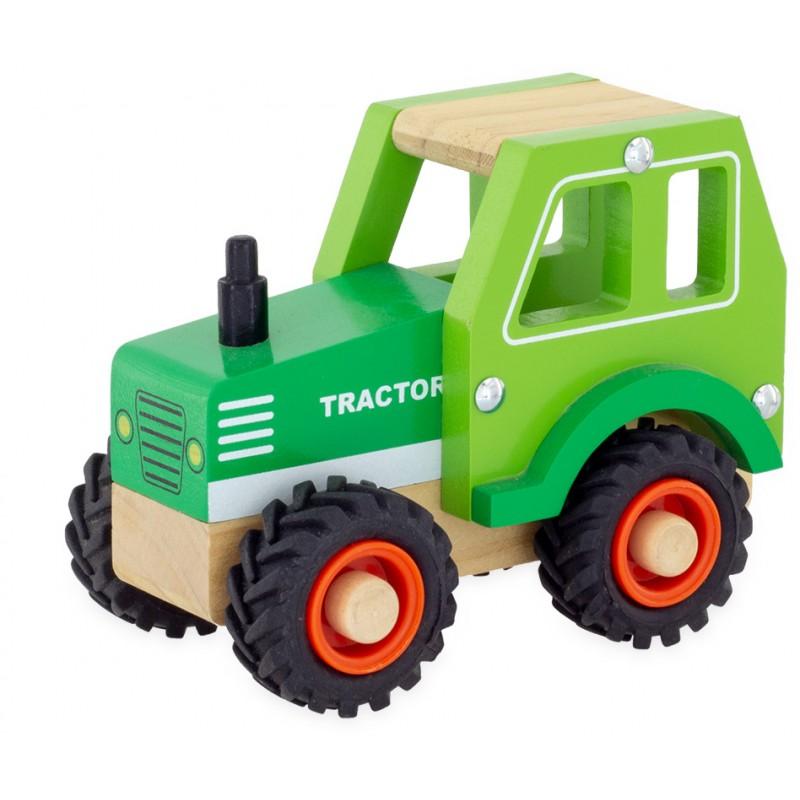 Groene tractor