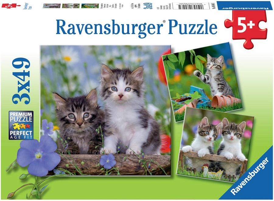 Puzzel Jonge Katjes ( 3 x 49)