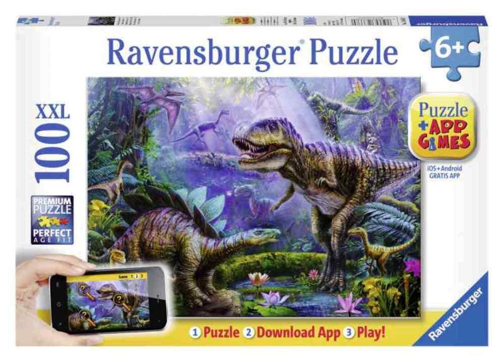 Ravensburger Puzzel Het rijk van de T-Rex (100 XXL)