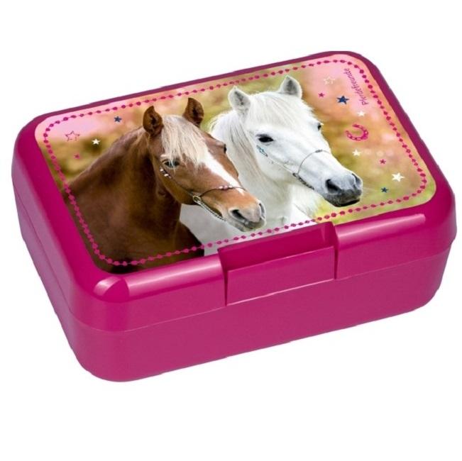 Lunchbox roze Paardenvriend