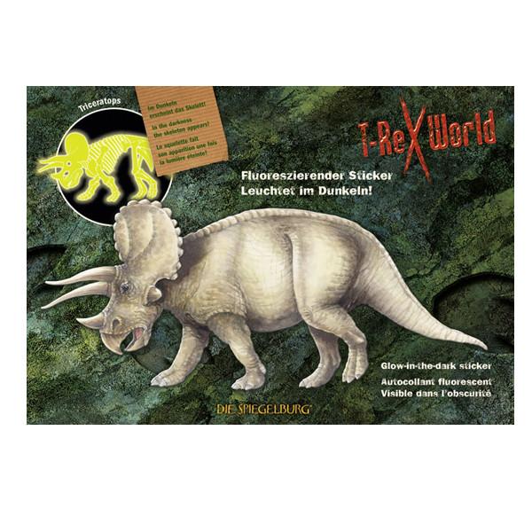 Spiegelburg Fluorescerende sticker Triceratops