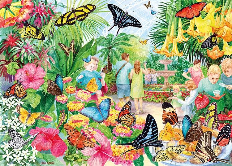 Gibsons Puzzel - Butterfly House (1000)