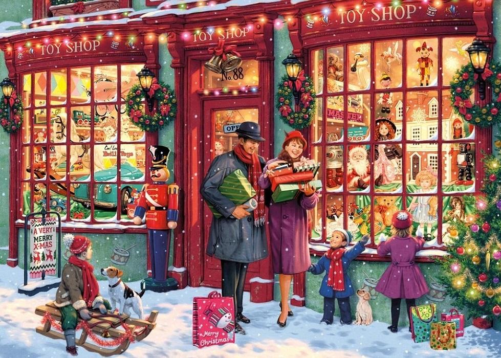 Gibsons Puzzel Christmas Toy Shop