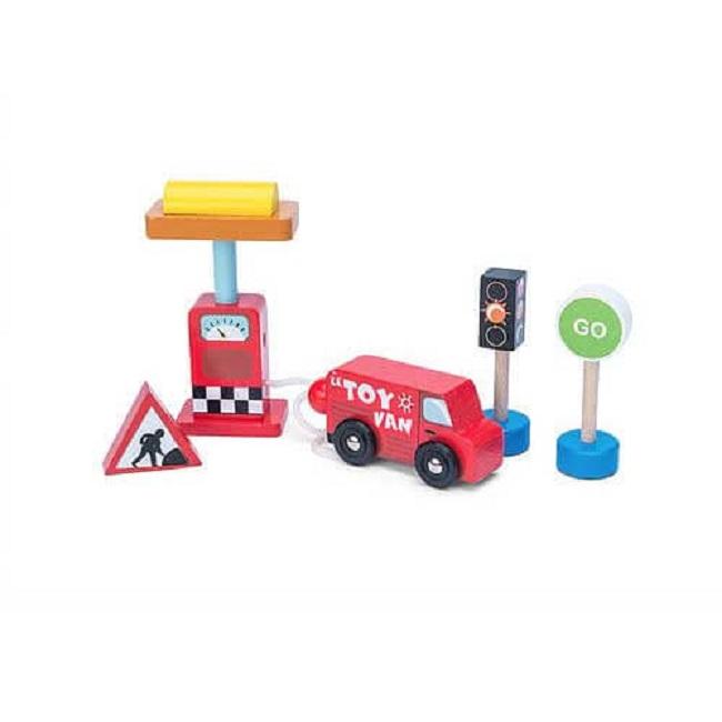 Le Toy Van Set Auto en Benzinepomp