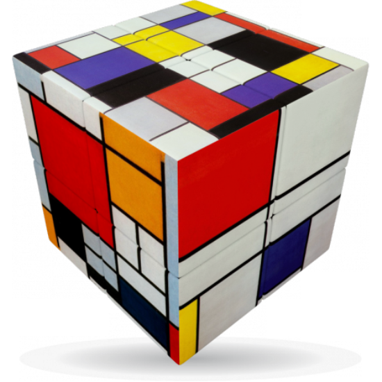 V-Cube 3 Mondrian (flat)