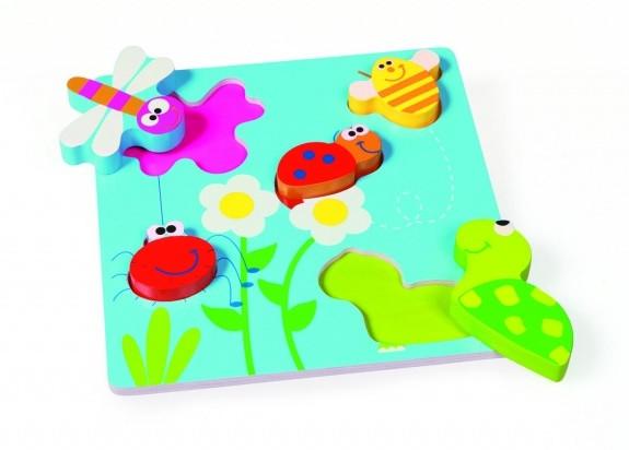 Scratch Preschool: PUZZEL in reliëf/tuin