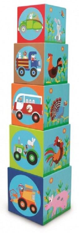 Scratch STAPELTOREN JUMBO Boerderij 5 st