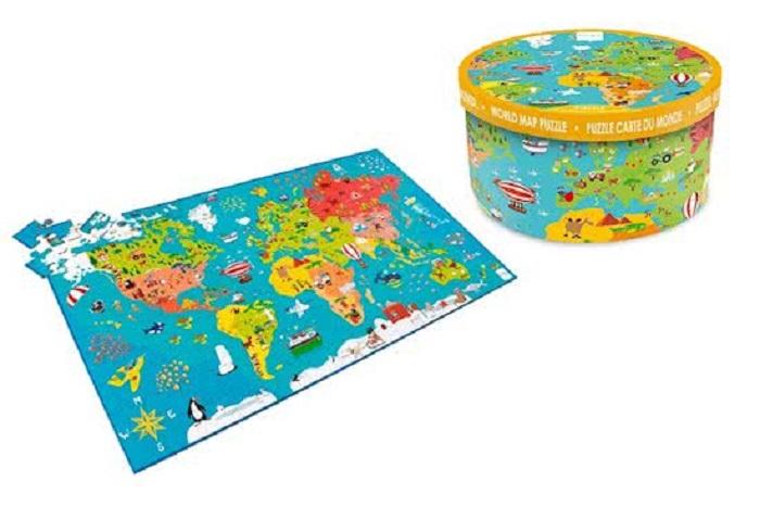 Scratch Puzzel WERELDKAART (150 st)