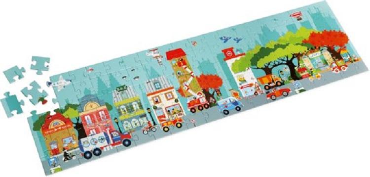 Scratch Vloerpuzzel Stad (100 st.)