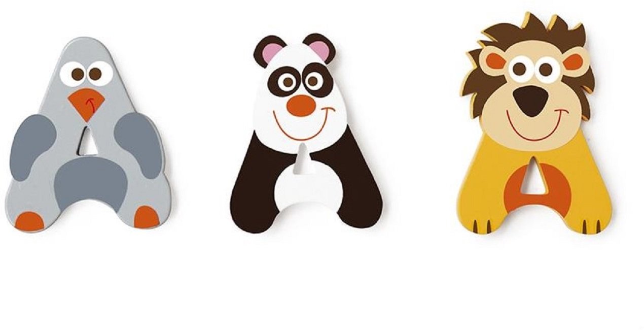 Scratch Deco - Houten letter A