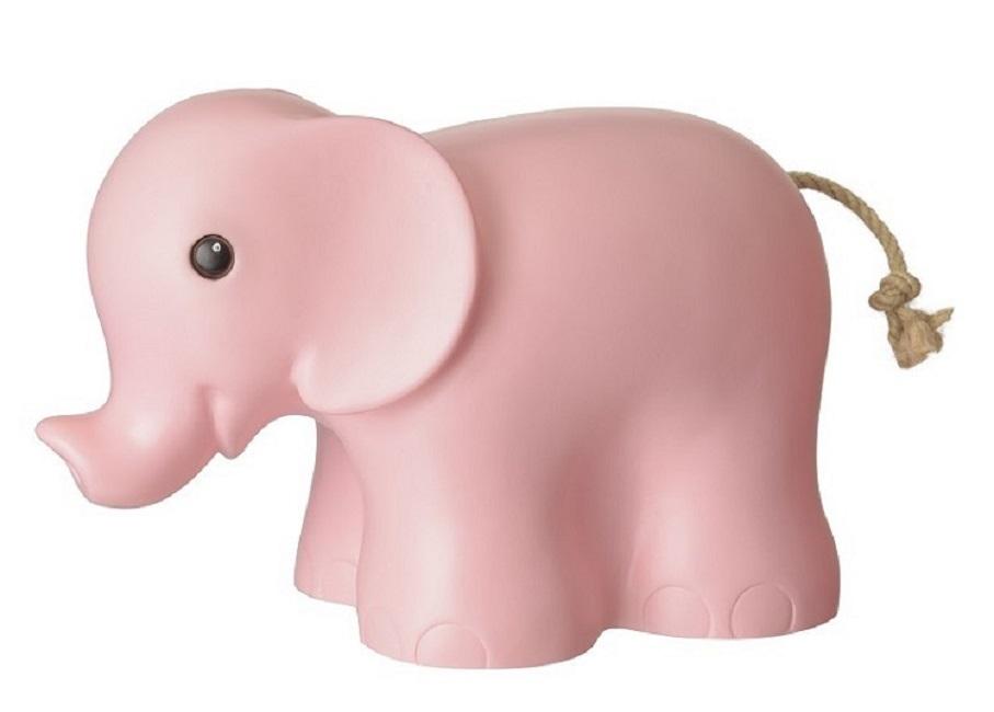 Heico lamp olifant vintage roze 29 cm