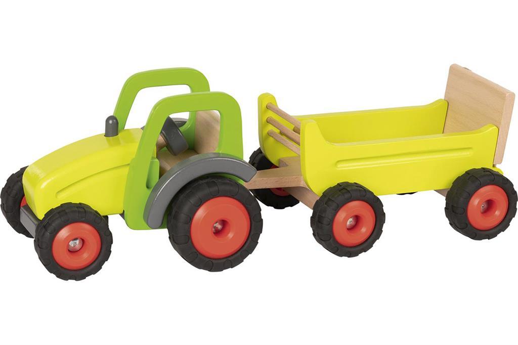 Tractor met aanhangwagen