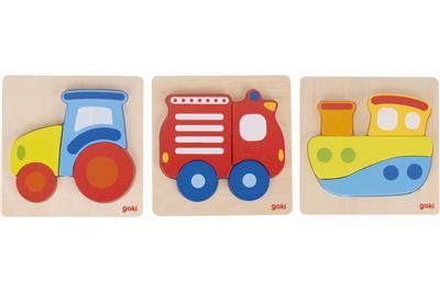 Puzzel Tractor, Boot, Brandweer