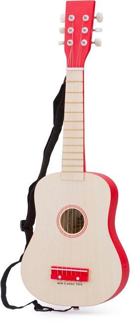 New Classic Toys - Gitaar - blank/rood