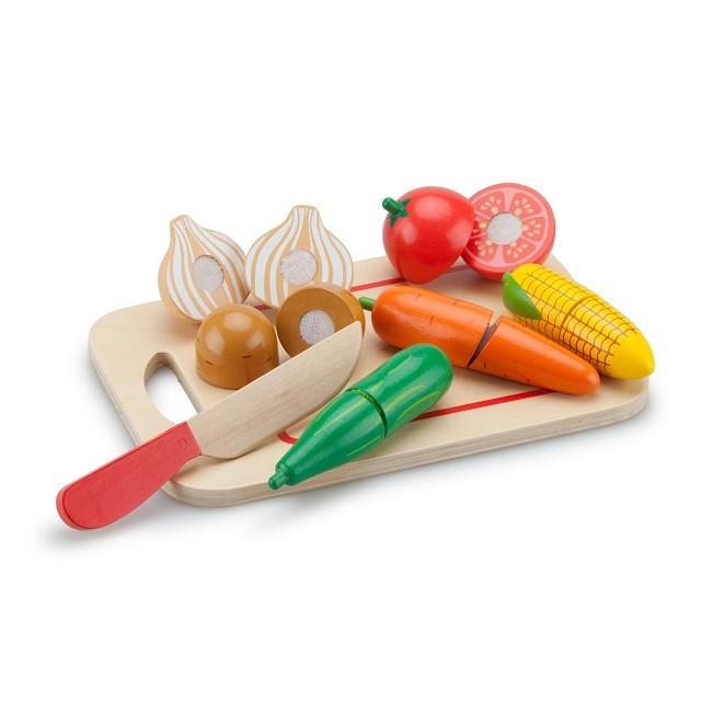 New Classic Toys - Snijset - groenten op snijplank -8 stuks