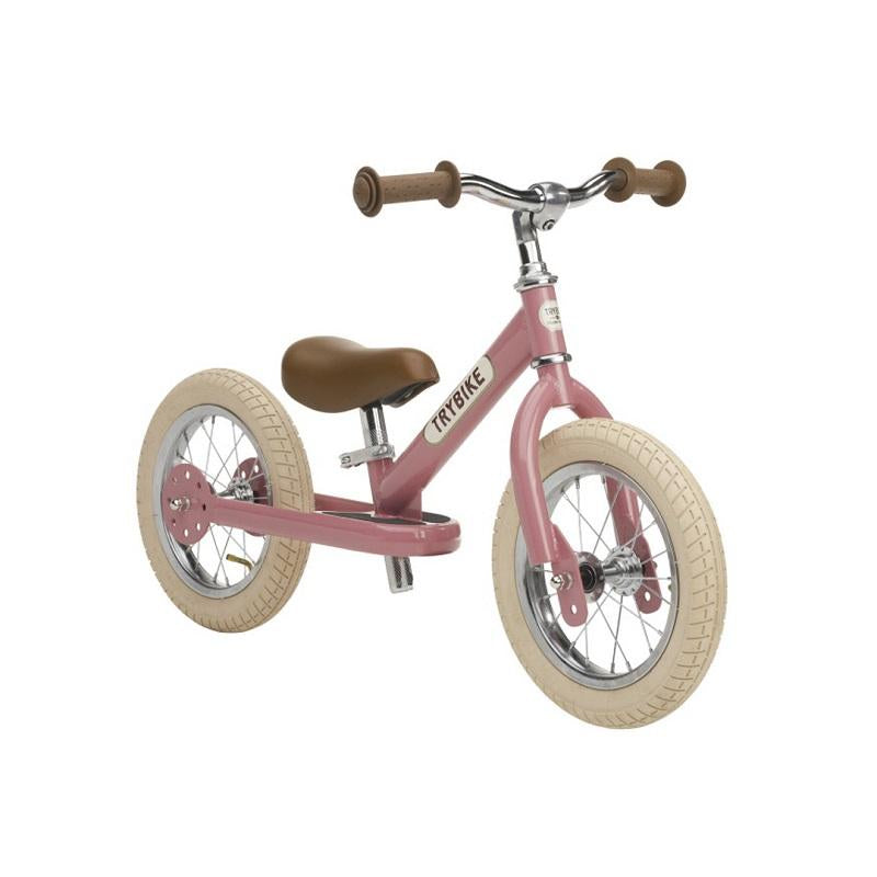 Trybike steel 2-in-1, Vintage loopfiets pink