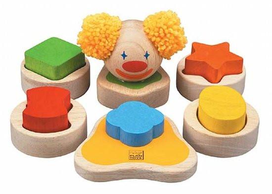 PlanToys Stapel- en Sorteerclown