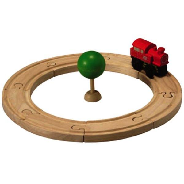 PlanToys Weg- en Spoorset - Starter