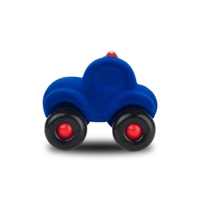 Rubbabu Kleine politieauto blauw