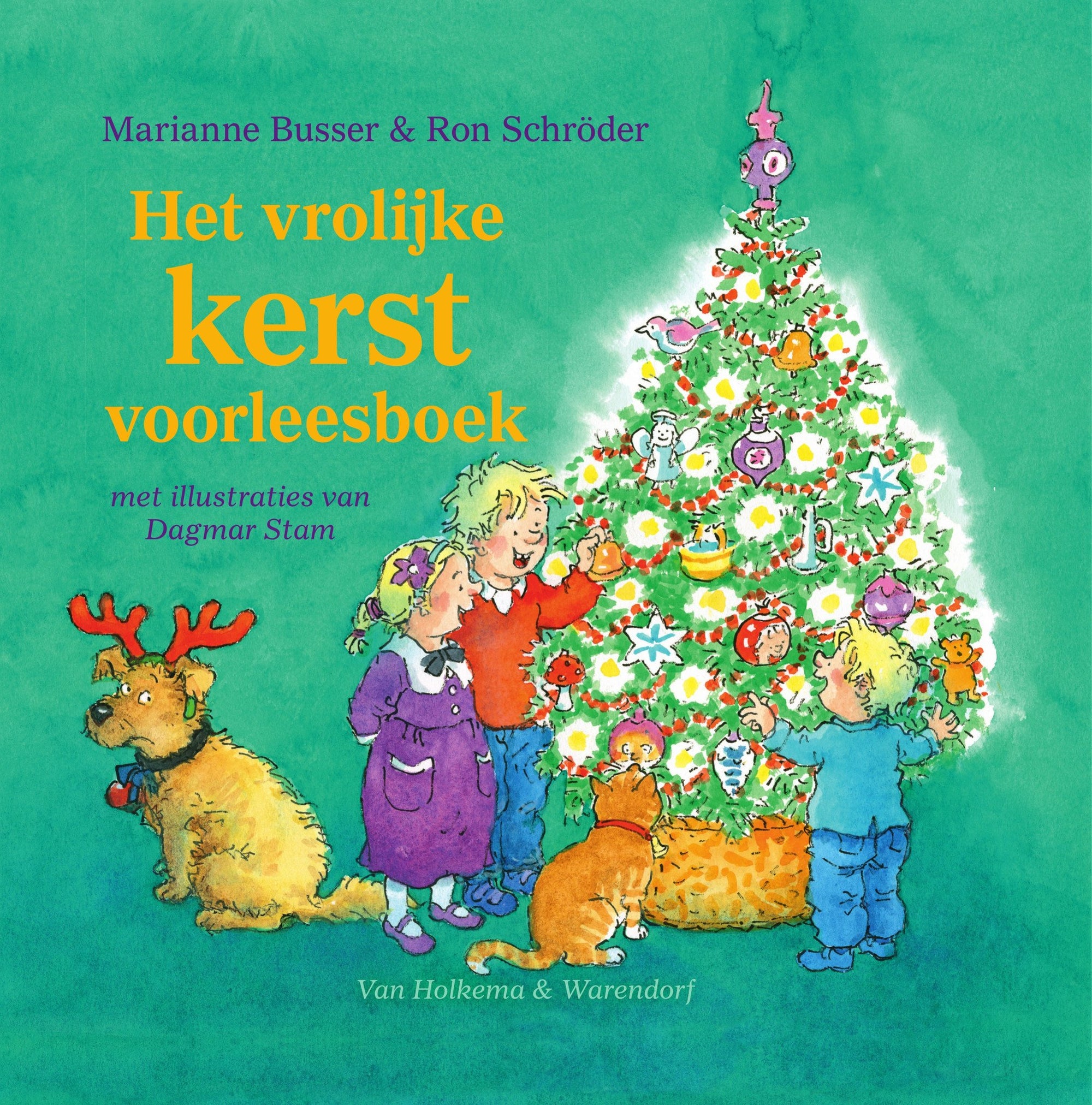 Het vrolijke kerst voorleesboek  4+