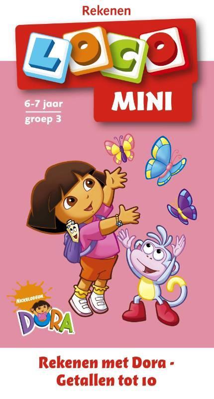 Mini-loco Rekenen met Dora (getallen tot 10)