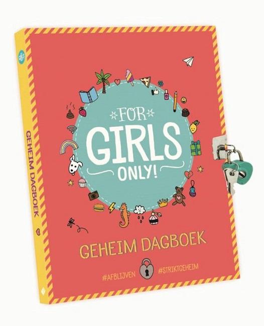 For Girls Only. Geheim Dagboek (met slotje).  10+