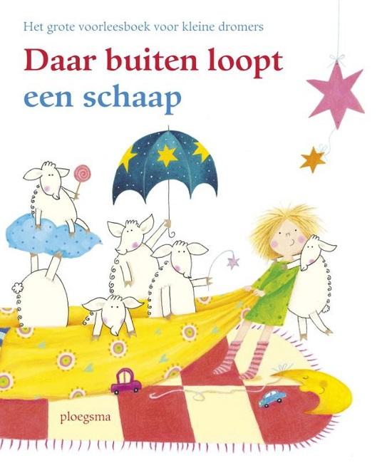 Daar buiten loopt een schaap . 4+