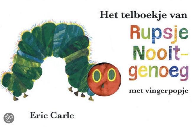 Het telboekje van Rupsje Nooitgenoeg