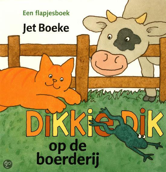 Dikkie Dik op de boerderij kartonboek