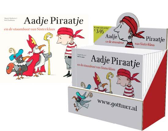 Boek - Aadje Piraatje en de stoomboot van Sinterklaas