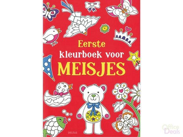 Boek Eerste kleurboek voor meisjes